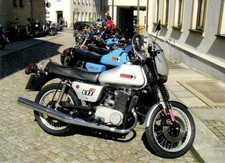 Ansichtskarte: Motorrad MZ ETZ