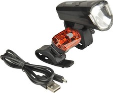 Fischer Fahrrad Beleuchtungs-Set 30/15 IP44 85344 Lux Front- und Rückleuchte