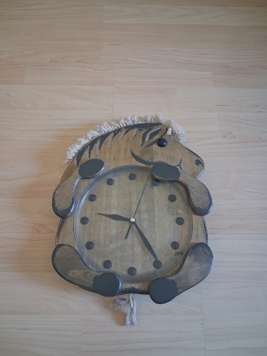Wanduhr pferd aus - wanduhr,