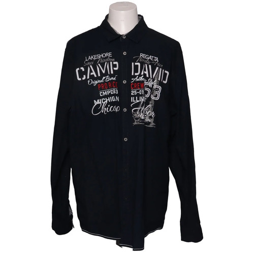 Camp david blue hemd - camp,