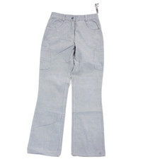 NEU Frank Eden Cord-Hose Cargohose Gummizugbund Mädchen- Gr. 152/158 grau