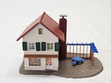 WIAD 1114 H0 WOHNHAUS mit TERRASSE fertig gebaut SAMMLER VINTAGE MODELLBAHN AMS 