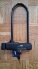 ABUS Fahrradschloss Bügelschloss 30cm.  2 Schlüssel + Fahrradhalterung