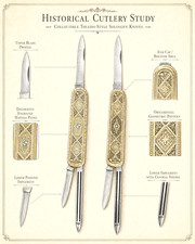 2x Vintage Klappmesser