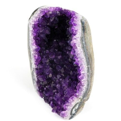 Amethyst stufe mit poliertem - mit,
