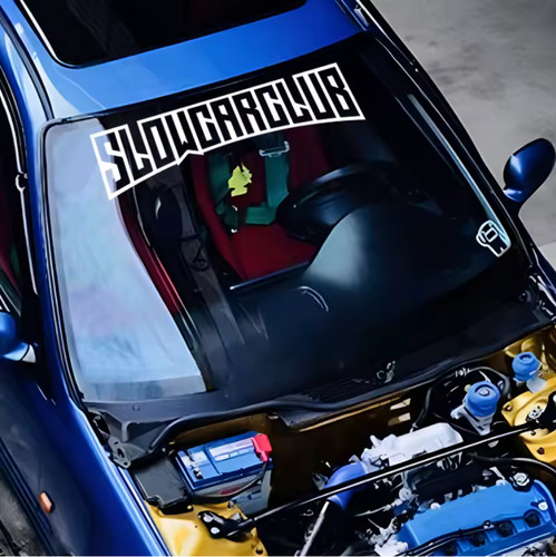 Slow car club frontscheiben - slow,