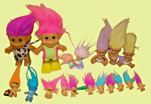 Troll puppen 1980 90er - troll,