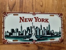 Deko Blechschild von New York