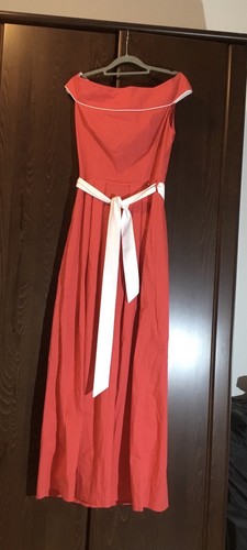 Rotes schulterfreies kleid - schulterfreies,