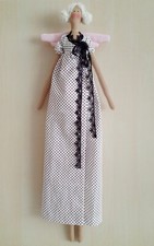 Engel, 64cm, lila, Tilda Puppe