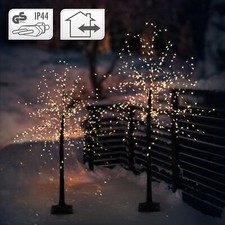 LED Lichterbaum Leuchtbaum Weihnachtsbaum Dekobaum IP44 Warmweiß 120/150 cm