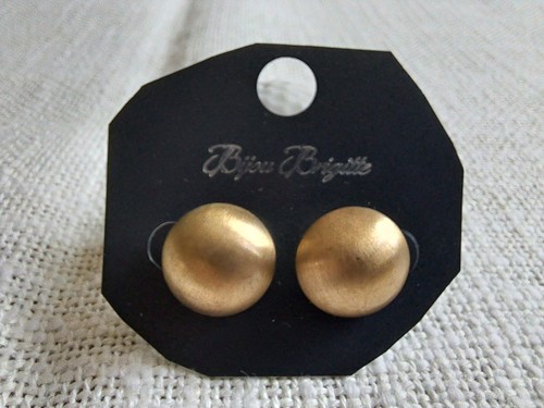 Ohrringe rund goldfarben - ,
