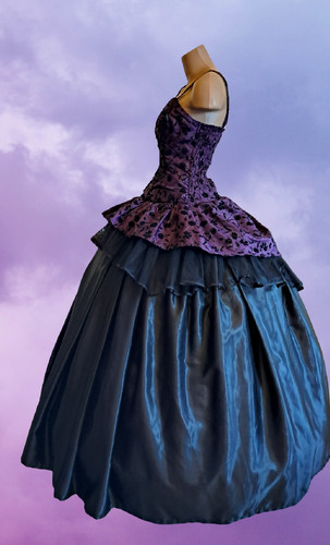 Westernkleid krinolinenkleid - westernkleid,