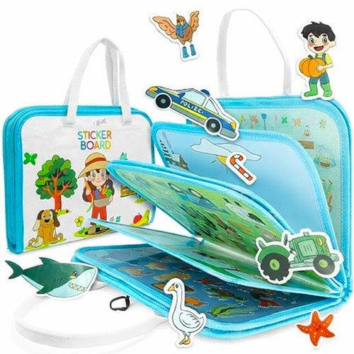 Stickerbook montessori kinder - stickerbook,