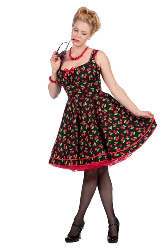 Rockabilly kleid cherry - kleid,