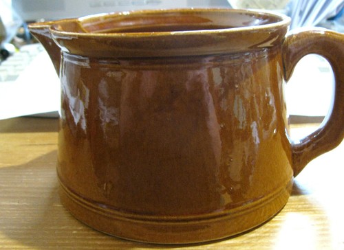Keramik milchkrug krug braun - keramik-milchkrug,