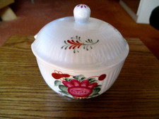 Ostfriesenrose, Zuckerdose 9,5 cm, August Warnecke, neuwertig