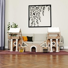 3-stöckige Kaninchenburg aus