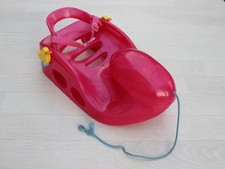 ❤️ Baby Born Schlitten für 43 cm Puppe rosa pink Rollen