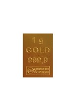 1g 1 g 1 Gramm Goldbarren 1g