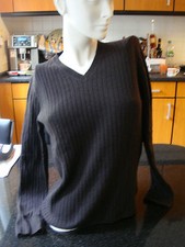 JIL SANDER Pullover Braun 100% Cashmere Gr.36