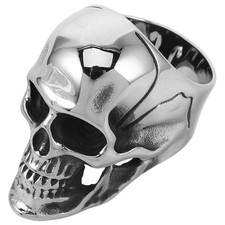  Gothic Totenkopf-Fingerringe