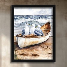 Möwe Wandbild Küste Strand