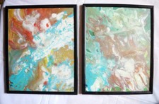 BILD Gemälde schwarzer Rahmen