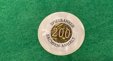 Spielbank  Jeton Plaque  original Casino Wert 200 er
