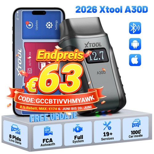 Xtool a30d auslesegerät kfz - xtool,