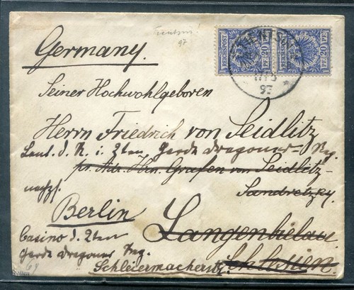 China 1897 vorläuferbrief - china, ab