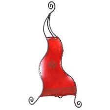 Orientalische Marokkanische Stehlampe Leder Lampe Hennalampe Lederleuchte 