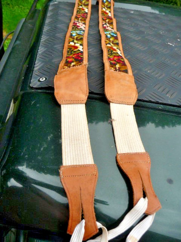 Bestickte hosenträger antik - bestickte,