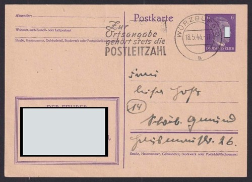 Deutsches reich postkarte - deutsches,