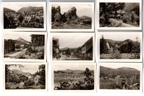 Vintage kleine postkarten - vintage,