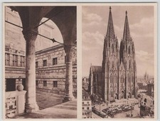 D. R. Bildpostkarte P 254 ungebraucht Kartenpaar MÜLHEIM / KÖLNER DOM [213]