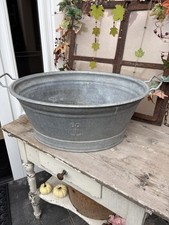 Alte  Zinkwanne  Mauser Pflanzkübel 60 Liter dicht   Zink  Sektkühler