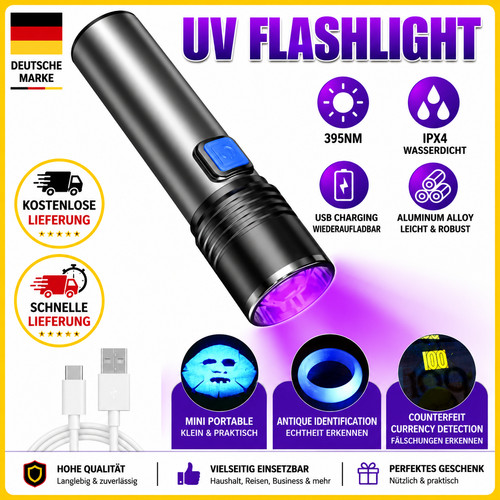 Taschenlampe 365nm - uv,