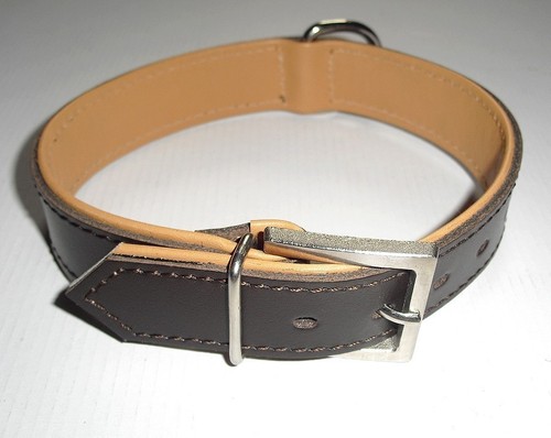 Hundehalsband 3cm leder - hundehalsband,