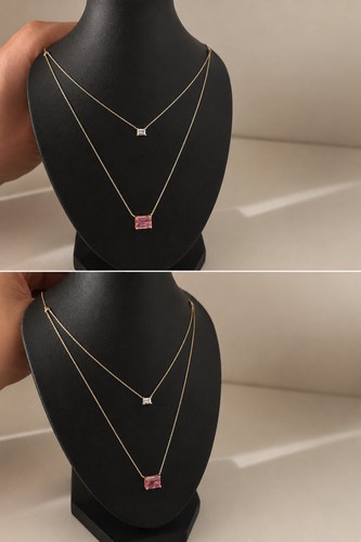 585 gelbgold kette mit - 585/,