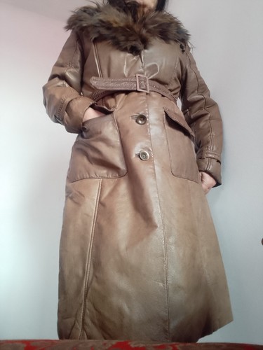 Damen leder pelz - pelz, 38/40