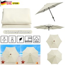Sonnenschirmbezug Bespannung Ersatz Bezug Ersatzbezug Sonnenschirm 3m 6/8 Rippen