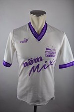 90er Puma Vintage Trikot Shirt #9 Gr. XS oldschool MÖM MIX Österreich Milch alt 