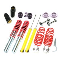 TA-TECHNIX GEWINDE-FAHRWERK + KOPPELSTANGEN + DOMLAGER + STAUBSCHUTZ - A3 GOLF 4