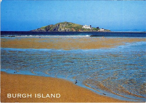 Burgh island wasser - ak, himmel