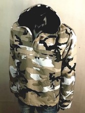BRANDIT SCHLUPFJACKE HERREN KAPUZEN JACKE BOMBER CAMOUFLAGE ARMY TAKTISCH L 52