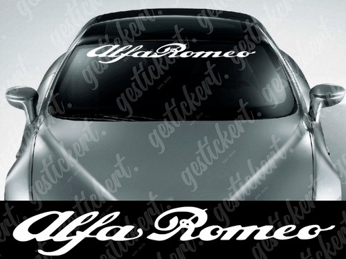 100 aufkleber für alfa - 100, cm