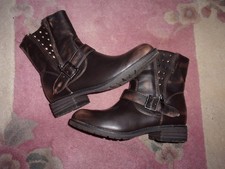 Kayla Shoes Biker Boots