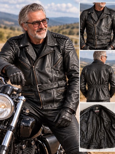Akito motorrad lederjacke - akito, motorrad-lederjacke