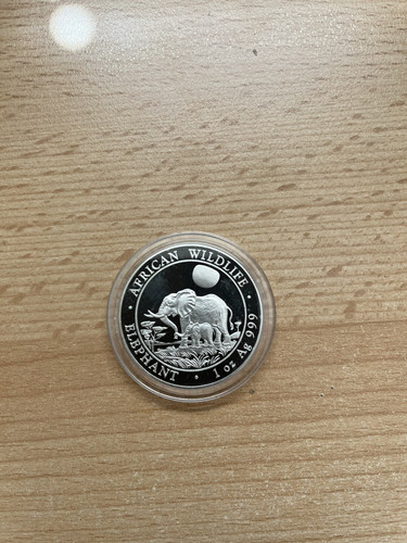 Silber somalia elefant - oz,